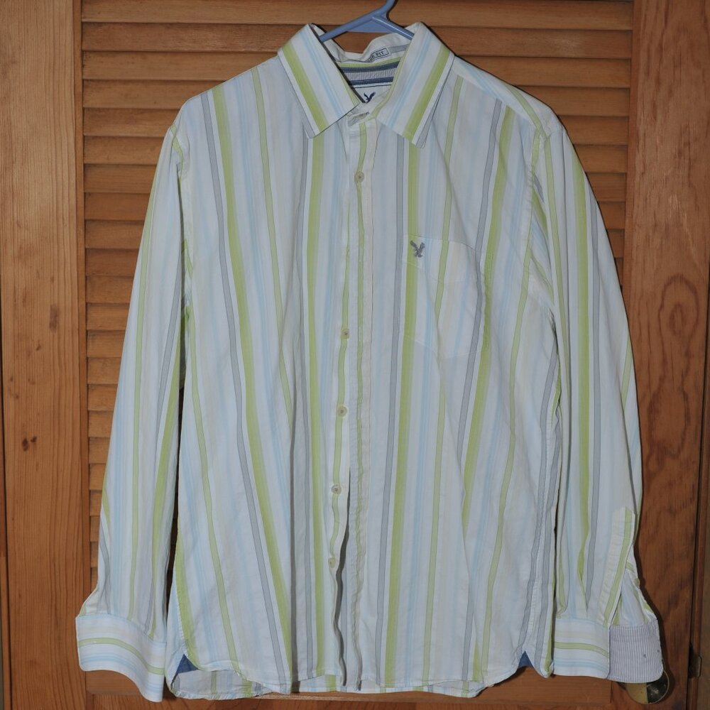American Eagle VINTAGE FIT LS Shirt Size LARGE EUC